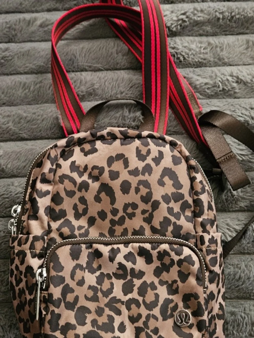 lululemon athletica Leopard Print Mini Backpack